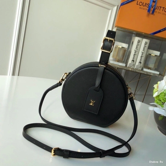 Louis BOITE CHAPEAU Alligator PETITE Vuitton With Leather 0821